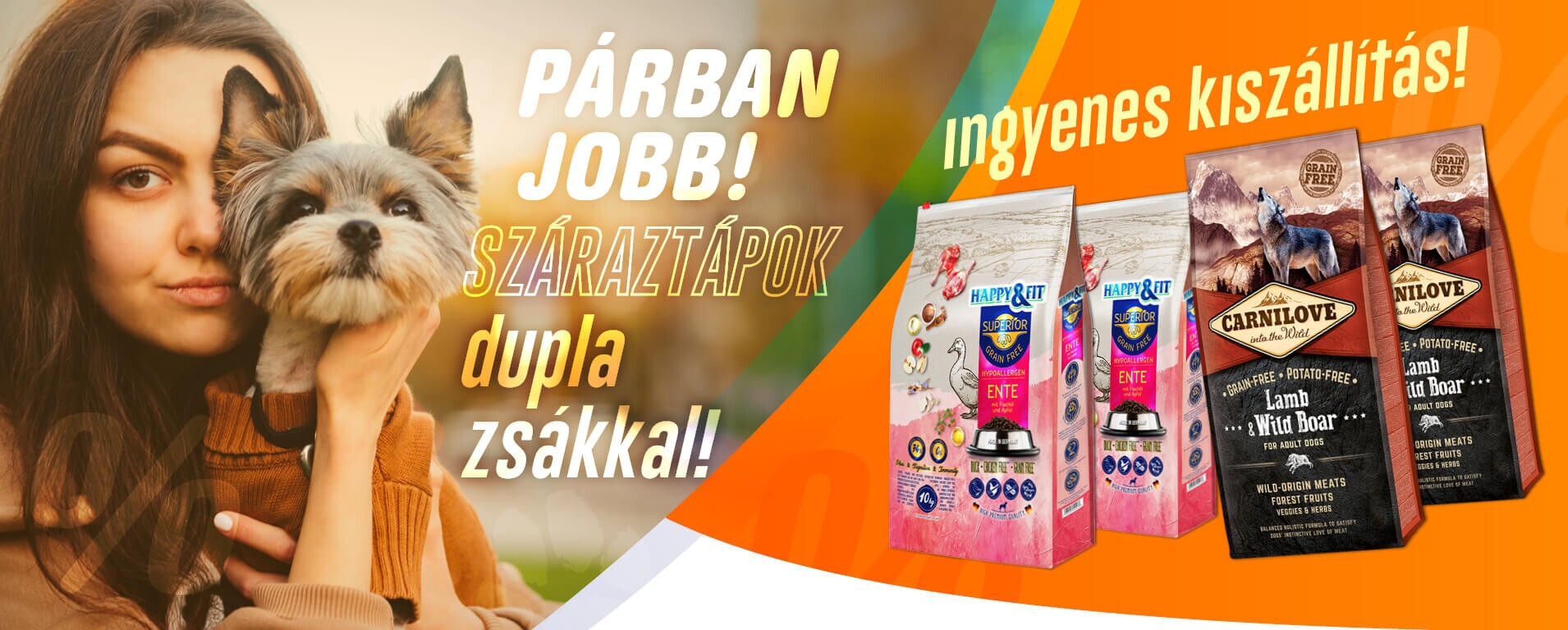dupla zsákos kutyatáp rendelés