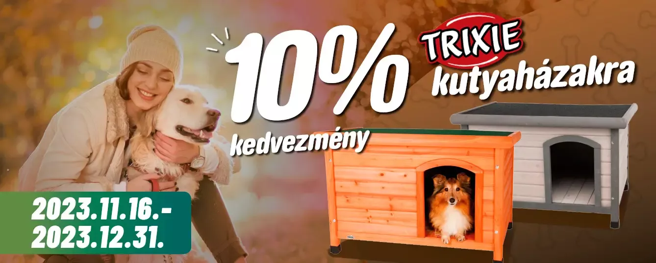 Trixie kutyaházak 10% kedvezménnyel