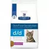 Hills Pescription Diet  Feline D/D Duck & Pea 1.5 kg - táplálékallergia étrendi kezelése és a bő