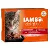 Iams Cat Delights LAND IN GRAVY multipack, többféle íz, ízletes szószban 12x85g