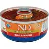 N&D Cat konzerv fürj&sütőtök 70g