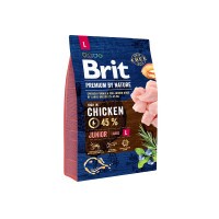 Brit Premium by Nature Junior Large kutyatáp 3kg