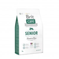 Brit Care Hypo-Allergenic Senior All Breed Lamb & Rice  kutyatáp 3 kg