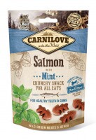Carnilove Cat Crunchy Snack Salmon & Mint-  Lazac  Hússal és Mentával 50g