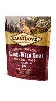 Carnilove Cat Adult Lamb & Wild Boar Sterilised-  Bárány & vaddisznó Hússal 400g