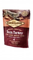 Carnilove Cat Duck & Turkey Large Breed – Muscles, Bones, Joints Kacsa és Pulyka Hússal 400g