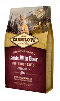 Carnilove Cat Adult Lamb & Wild Boar Sterilised-  Bárány & vaddisznó Hússal 2kg