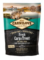 Carnilove Fresh Adult Dog Carp & Trout Hair & Healthy Skin- Ponty & Pisztráng  Hússal 1,5kg