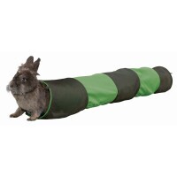 Trixie Játék Alagút, Törpe Nyúlnak o 18 × 130 cm, Türkíz/Zöld