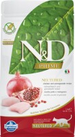 N&D Cat Prime csirke&gránátalma adult ivartalanított 1,5kg