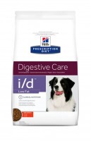 Hills Pescription Diet  Canine I/D Low Fat 12 kg - zsírszegény diétára jól reagáló  GI rendellen