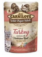 Carnilove Cat tasakos Turkey with Valerian - Pulyka macskagyökérrel 85g