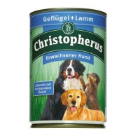 Christopherus Dog konzerv Adult Baromfi és bárány 400g