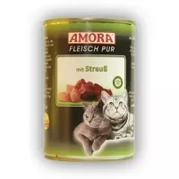 Amora Fleisch Pur Katze Strucc 400g