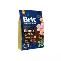 Brit Premium by Nature Junior Medium kutyatáp 3kg