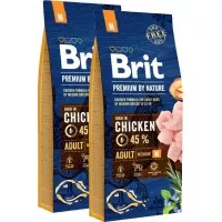 Brit Premium by Nature Adult Medium 2x15kg