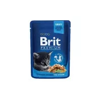 Brit Premium Cat alutasak Kitten csirke 100g