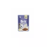 Brit Premium Cat Delicate Fillets marha zselében 85g