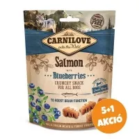 Carnilove Crunchy Snack Salmon with blueberries jutalomfalat lazac, áfonya 6x200g
