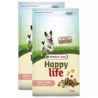 Happy Life Dog Adult Mini Bárány 2x3kg