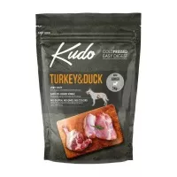 Kudo Low Grain Junior Turkey/Duck Mini száraz kutyatáp pulyka, kacsa 3kg
