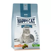 Happy Cat Indoor Adult Altantik Lachs 4kg - lazacos száraztáp lakásban tartott, felnőtt macskáknak