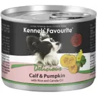 Kennels Favorite Calf & Pumpkin / Borjú és Sütőtök nedves kutyatáp 200g