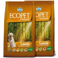 Ecopet Natural Lamb Medium 2x14kg