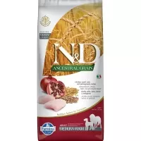 N&D Dog Ancestral Grain csirke, tönköly, zab&gránátalma adult medium&maxi 12kg