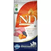 N&D Dog Grain Free bárány&áfonya sütőtökkel adult medium/maxi 12kg