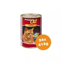 Prémium Cat konzerv marhás 24x415g