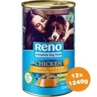 -Reno konzerv Kutya csirke 12x1240g