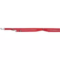 Trixie Póráz Új Prémium Hosszabbítható dupla L–XL 2.00m/25mm piros