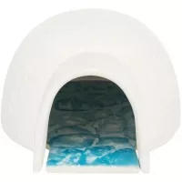 Trixie Igloo Kerámia Hűtőlemezzel Rágcsálóknak 13 × 9 × 15 cm, Fehér