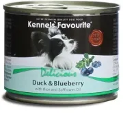 Kennels Favorite Duck & Blueberry / Kacsa és Kékáfonya nedves kutyatáp 200g