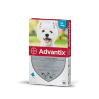 Advantix spot on 4-10 kg közötti kutyáknak A.U.V. 1 x 1 ml