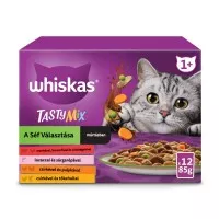 Whiskas alutasak 12-pack Tasty Mix Chef´s choice mártásban 12x85g