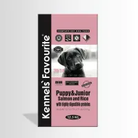 Kennels Favorite Puppy&Junior Salmon&Rice száraz kutyatáp 12,5kg