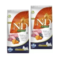 N&D Dog Grain Free bárány&áfonya sütőtökkel adult mini 2x7kg