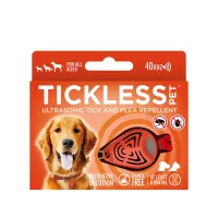 Tickless Pet Ultrahangos kullancs- és bolhariasztó kisállatoknak, narancs