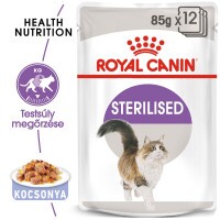 Royal Canin Sterilised Jelly 85g - ivartalanított felnőtt macska zselés nedves táp