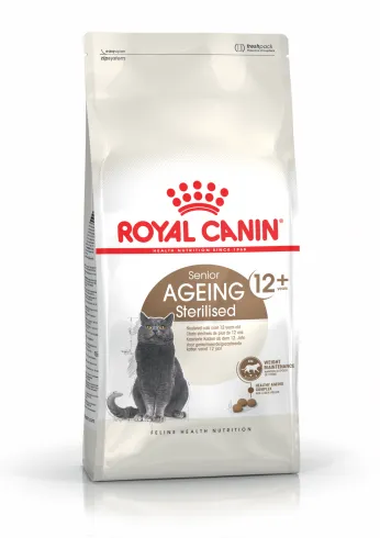 Royal Canin Ageing Sterilised 12+ 4kg-ivartalanított idős macska száraz táp