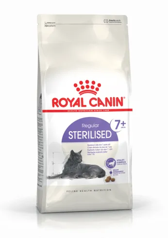 Royal Canin Sterilised 7+ 400g-ivartalanított idősödő macska száraz táp