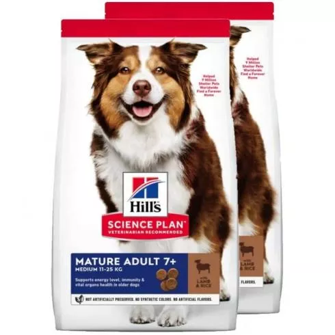Hill´s Science Plan Canine Mature Lamb & Rice 2x2,5kg