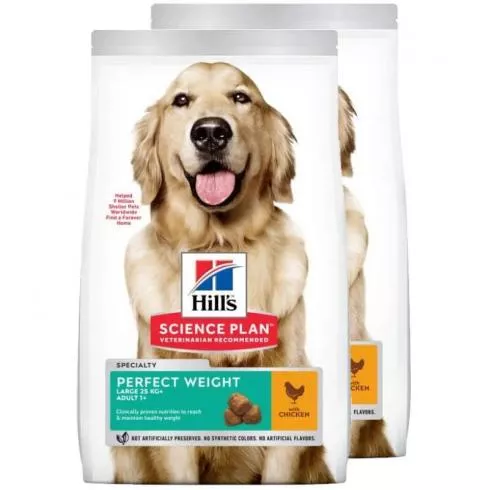 Hill´s Science Plan Canine Adult Perfect Weight Large Breed 2x12kg