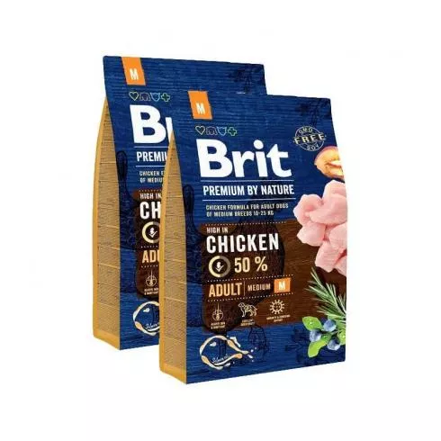 Brit Premium by Nature Adult Medium 2x3kg