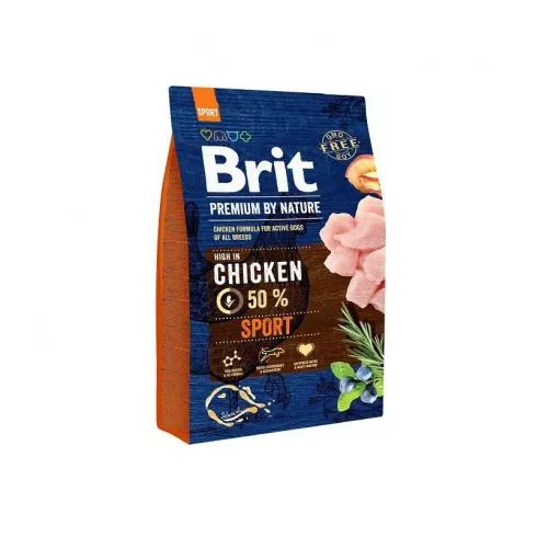 Brit Premium by Nature Sport kutyatáp 3kg