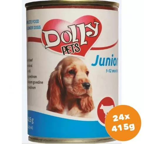 Dolly Junior konzerv marha 24x415g