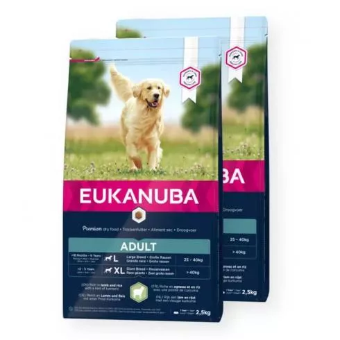 Eukanuba Adult Large Lamb&Rice 2x2,5kg