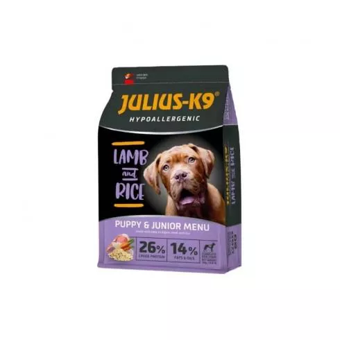 Julius K9 Hypoallergenic Lamb and Rice Puppy&Junior kutyatáp